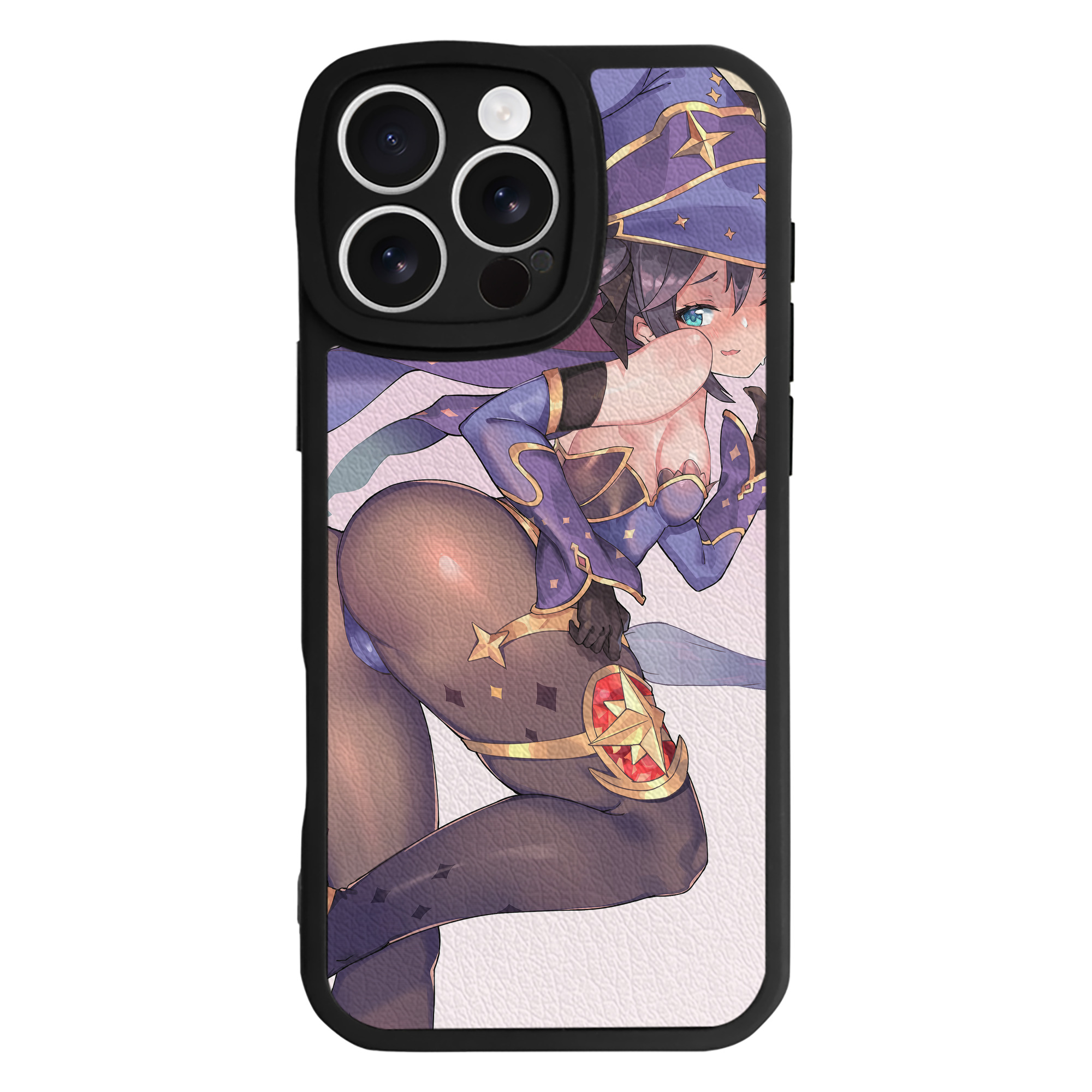 げんし神 genshin 【iPhone 16シリーズ対応】シリコンスマホケース（レザー調） 材質：シリコン
